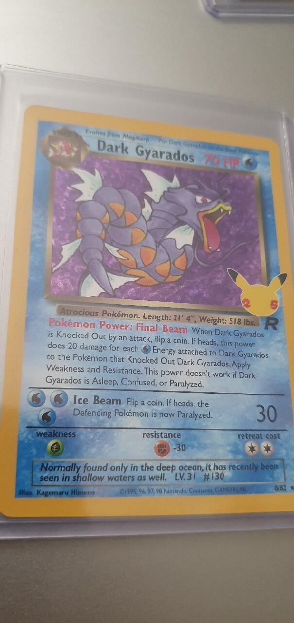 Dark Gyarados TCG celebrations Wschowa Licytacja na Allegro Lokalnie