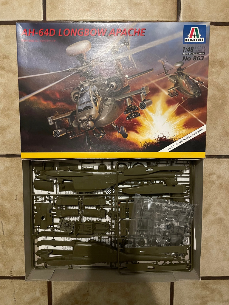 Italeri 863 AH64D Apache Longbow 148 Warszawa Licytacja na Allegro Lokalnie