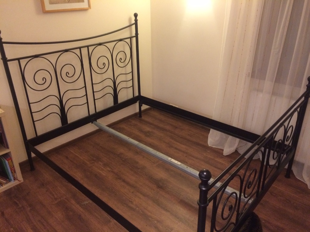 Łóżko IKEA HAMAR 160x200 + materac sprężynowy Żeleźnikowa Wielka