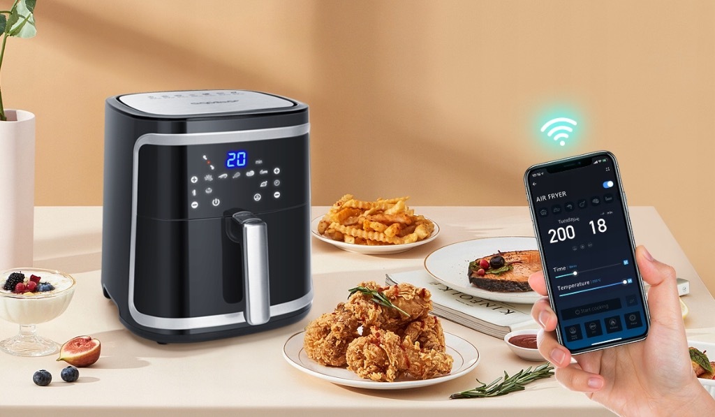 Frytkownica air fryer Aigostar Smart WIFI 1900 W Bytom Kup teraz na