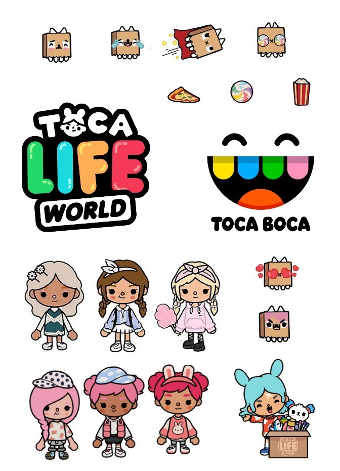 ZESTAW POSTACI TOCA BOCA OPŁATEK NA TORT Rumia Kup teraz na Allegro