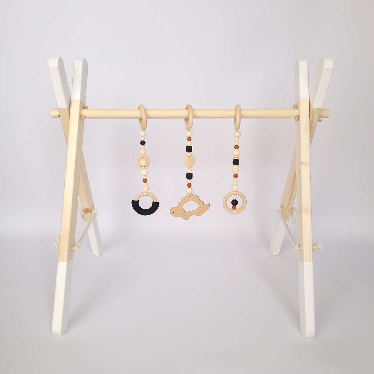 Zawieszki stojak gimnastyczny Baby Gym 3 szt Łódź Kup teraz na