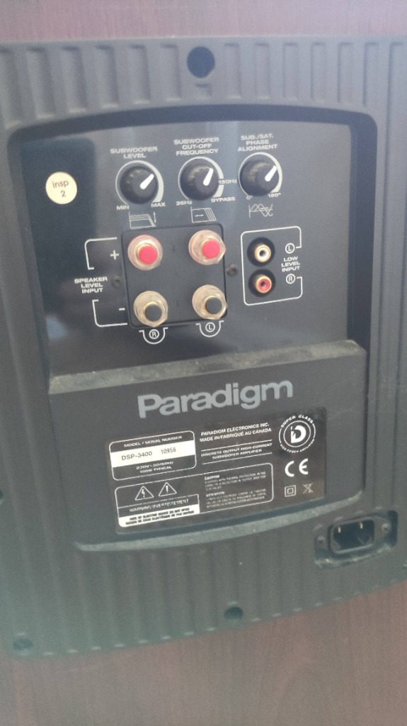 Paradigm Subwoofer DSP 3400 Koszalin Kup teraz na Allegro Lokalnie