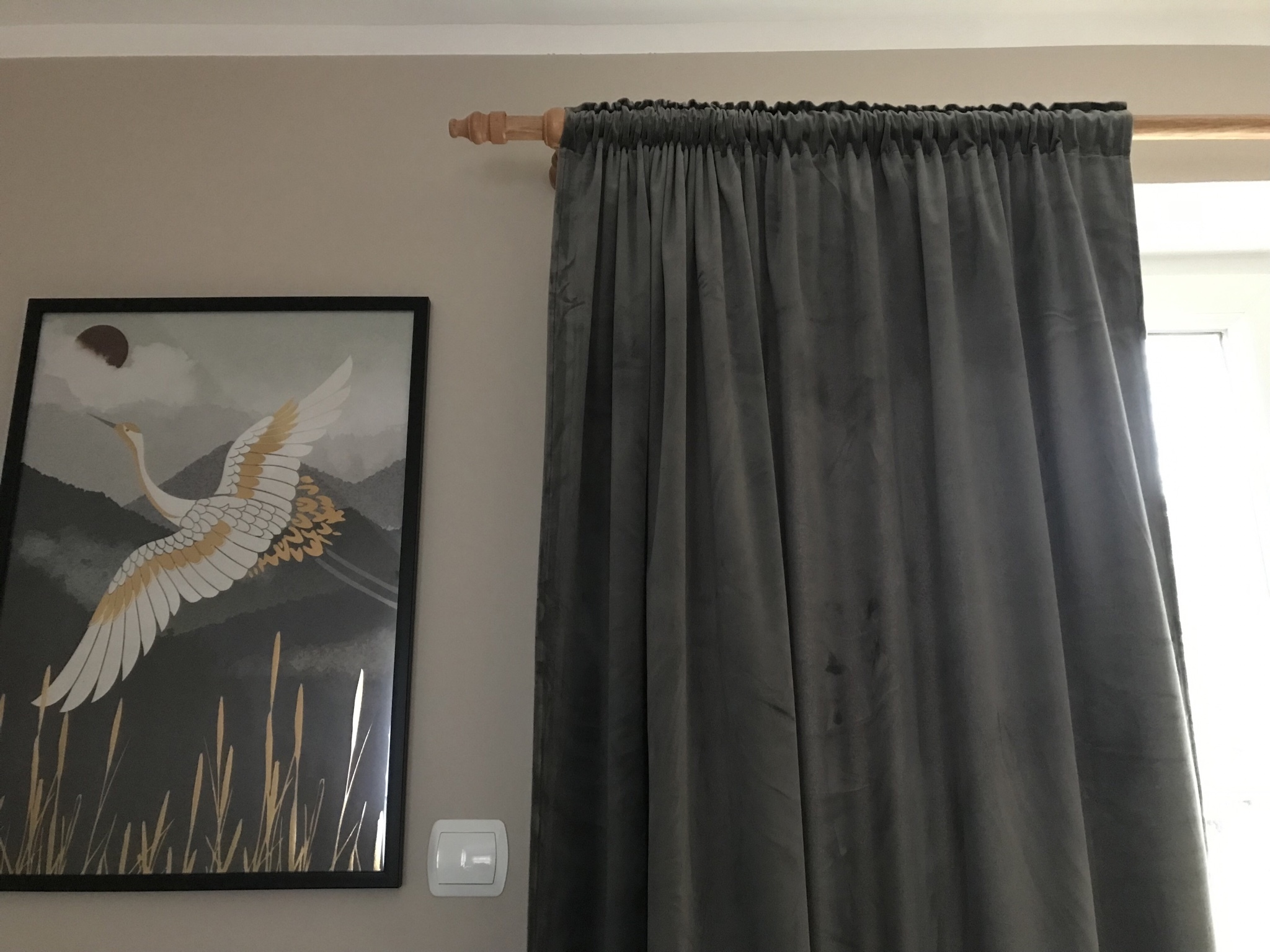 Zaslony Austra 140x240 komplet Jysk szary aksamit Pilchy Kup teraz