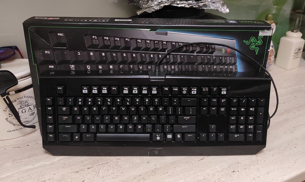 Razer Blackwidow CHERRY MX BLUE Gdańsk Kup teraz na Allegro Lokalnie