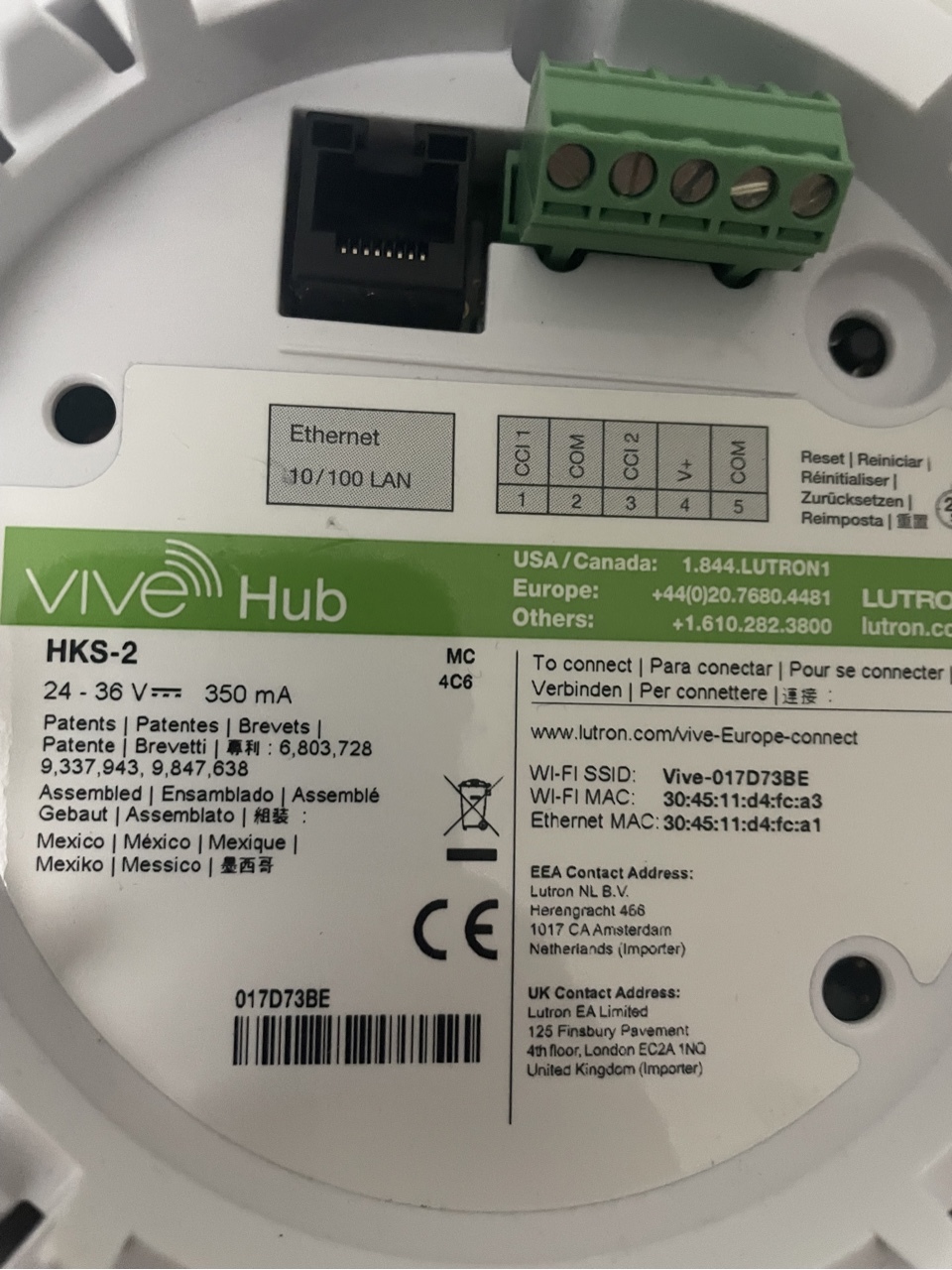 LUTRON VIVE HUB HKS2 + powpack Kraków Kup teraz na Allegro Lokalnie