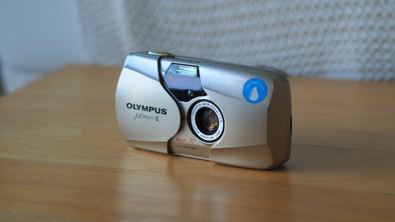 Olympus Mju II Aparat analogowy /sample/ zestaw Warszawa