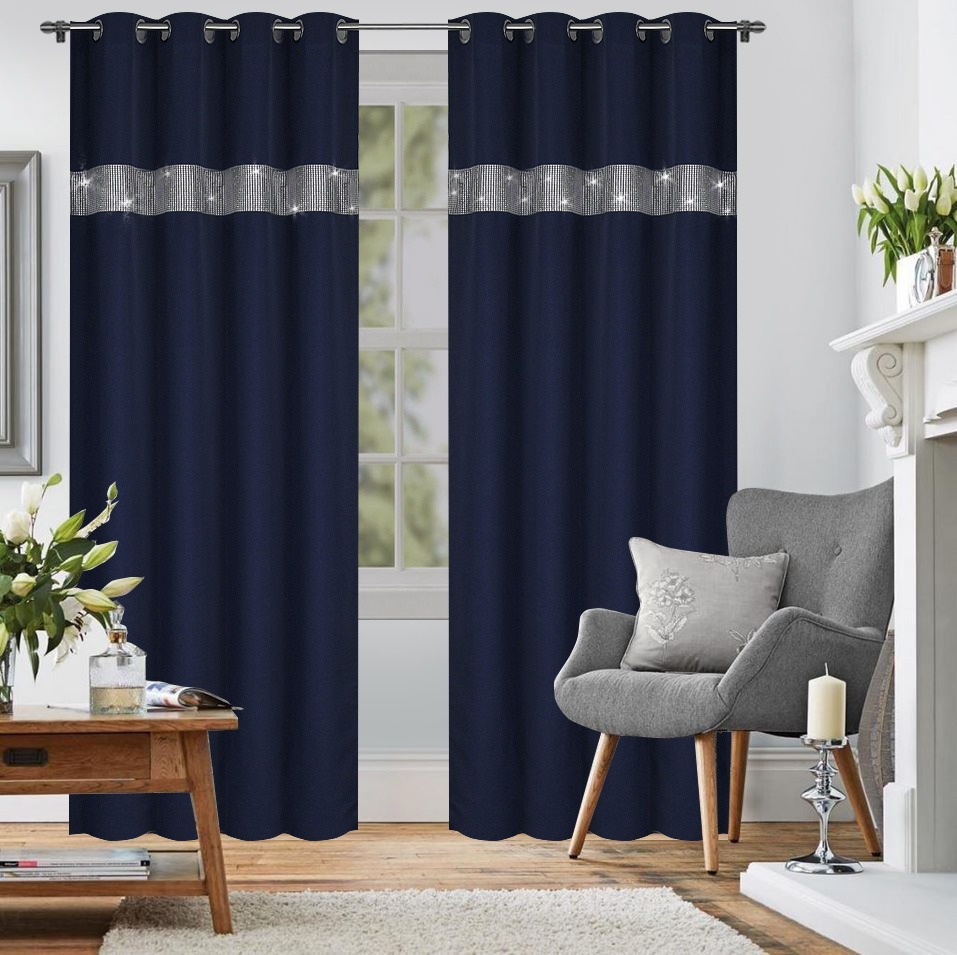 Granatowe Zasłony na kołach Kalisz Kup teraz na Allegro Lokalnie