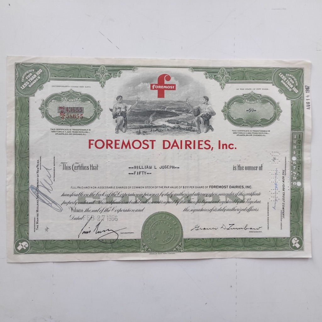 FOREMOST DAIRIES, INC. Zabrze Licytacja na Allegro Lokalnie