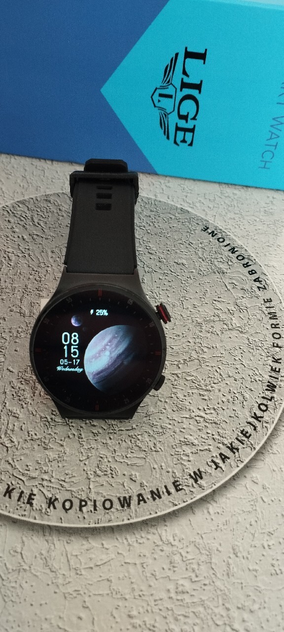 LIGE + PPG Bluetooth zegarek sportowy SmartWatch Póznan Kup teraz