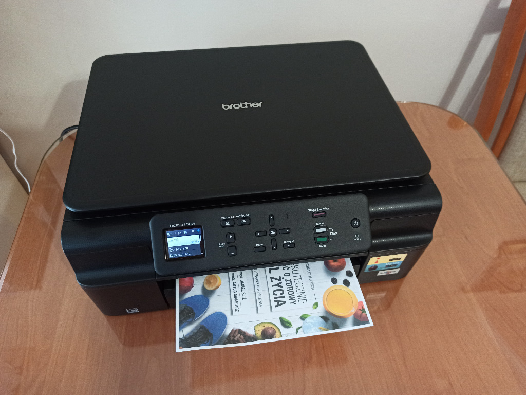 Drukarka + skaner Brother DCPJ152W na tanie tusze Radom Licytacja