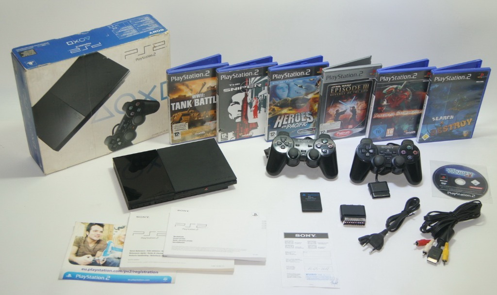 zestaw SONY Playstation 2 model SCPH 90004 Wrzeście Kup teraz na