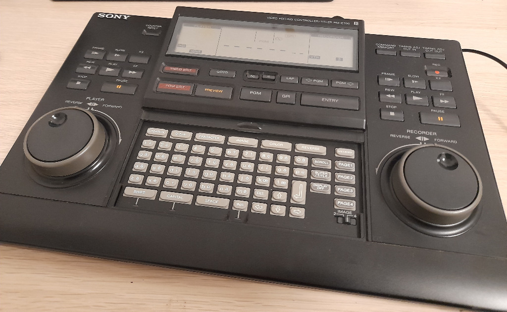 Edytor analogowego video Sony RME700 Warszawa Kup teraz na Allegro