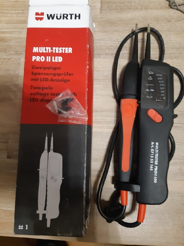 Wurth multitester pro ll led multimetr LUBIN Kup teraz na Allegro