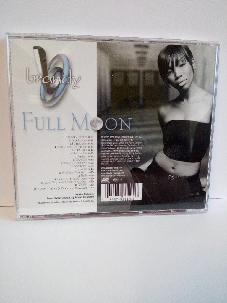 CD BRANDY FULL MOON; WHAT ABOUT US?; R'N'B Szczecin Licytacja na