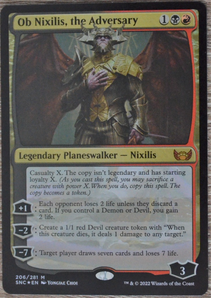 MTG Ob Nixilis, the adversary NM SNC foil Warszawa Kup teraz na Allegro Lokalnie