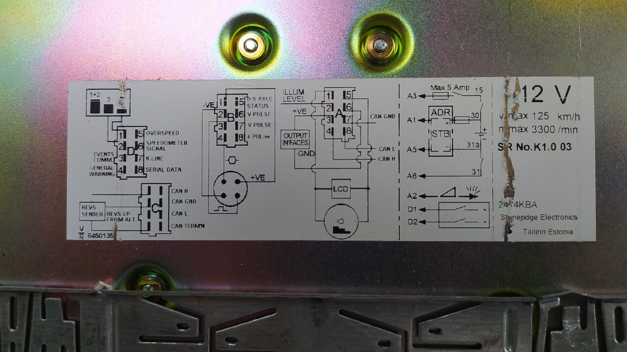Tachograf VeederRoot Stoneridge Electronics tacho Tarnów Opolski