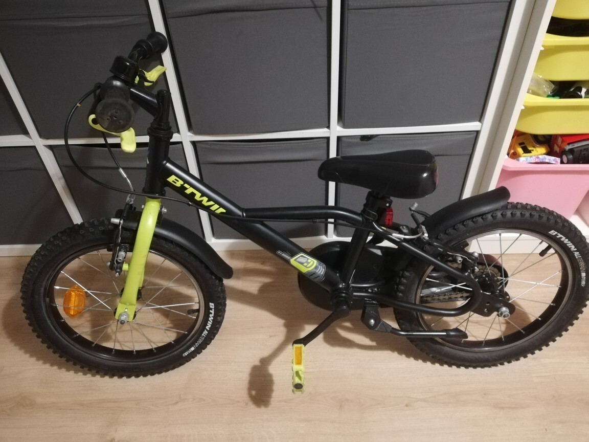 Rower b twin 16 cali decathlon Dark hero 500 Poznań Ogłoszenie na