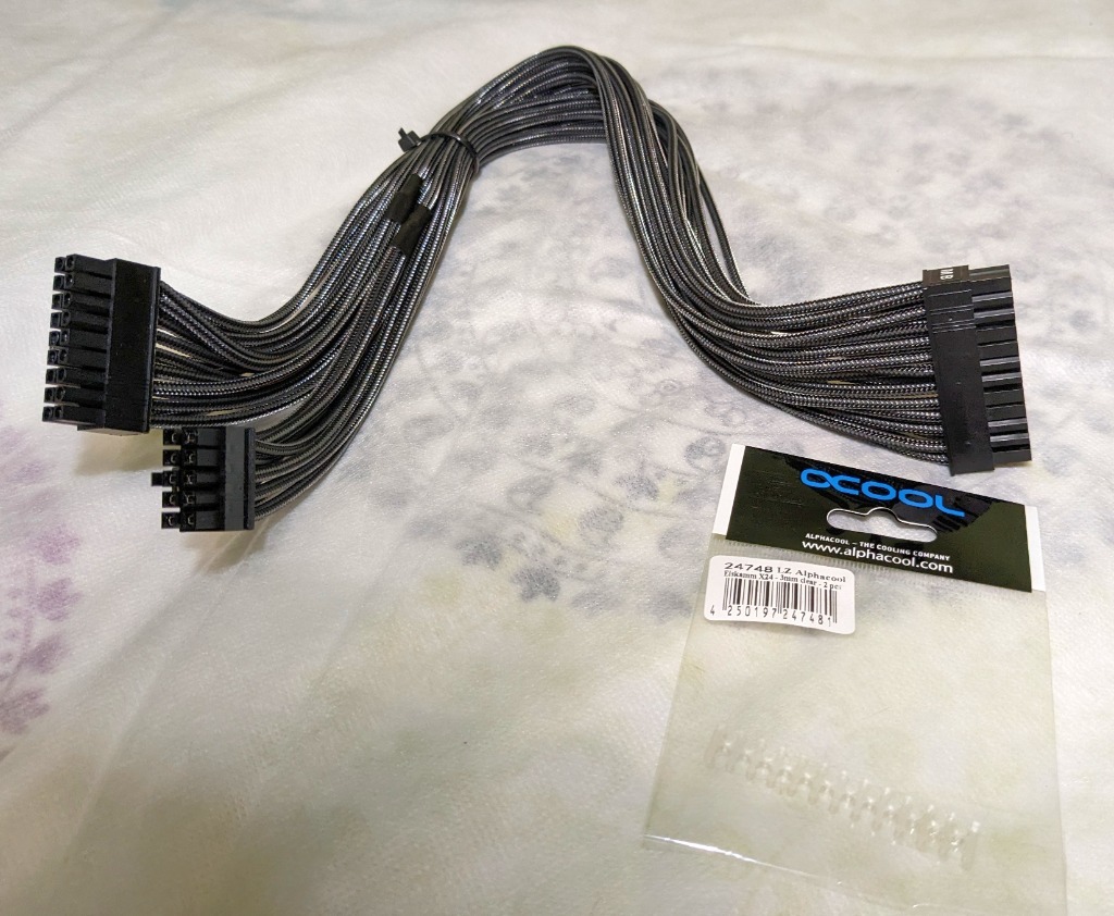 CableMod 24 Pin ATX 45cm ModMesh Carbon ESeries Wrocław Kup teraz