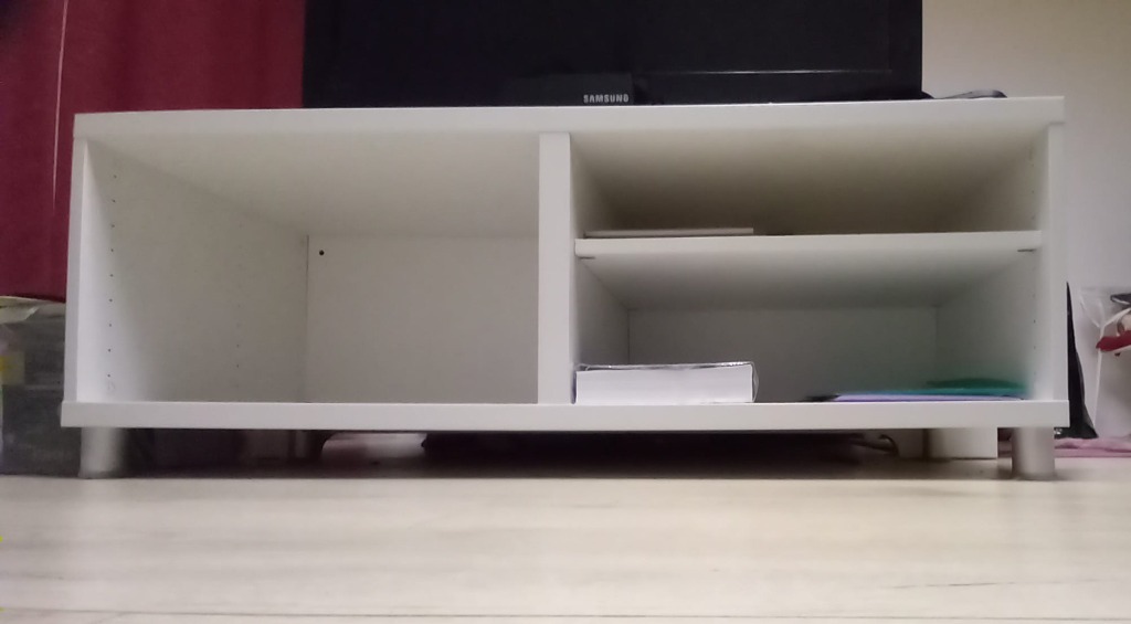 White TV stand used in very good condition Kraków Kup teraz na