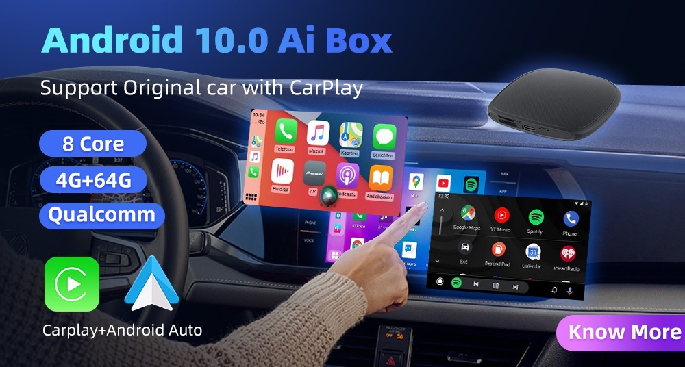 EKIY A1 Mini Carplay bezprzewodowy dla Toyota Mazd Piastów Kup