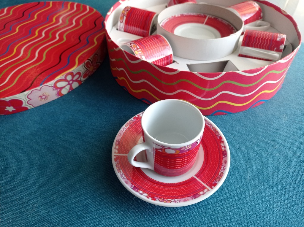 Zestaw filiżanek do kawy Fine Porcelain Sucit Warszawa Kup teraz na