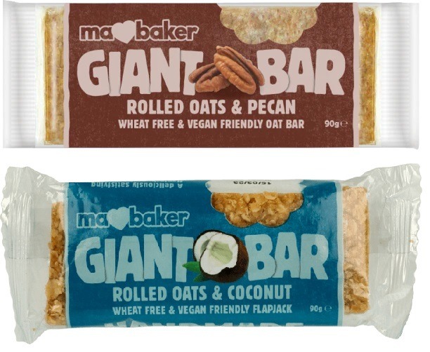 2x Ma Baker Giant Bar batoniki owsiane 90g UK Suwałki Kup teraz na
