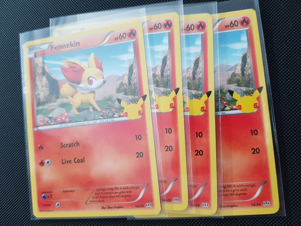 Karta Pokemon 25th McDonald's Fennekin 14/25 Kraków Kup teraz na