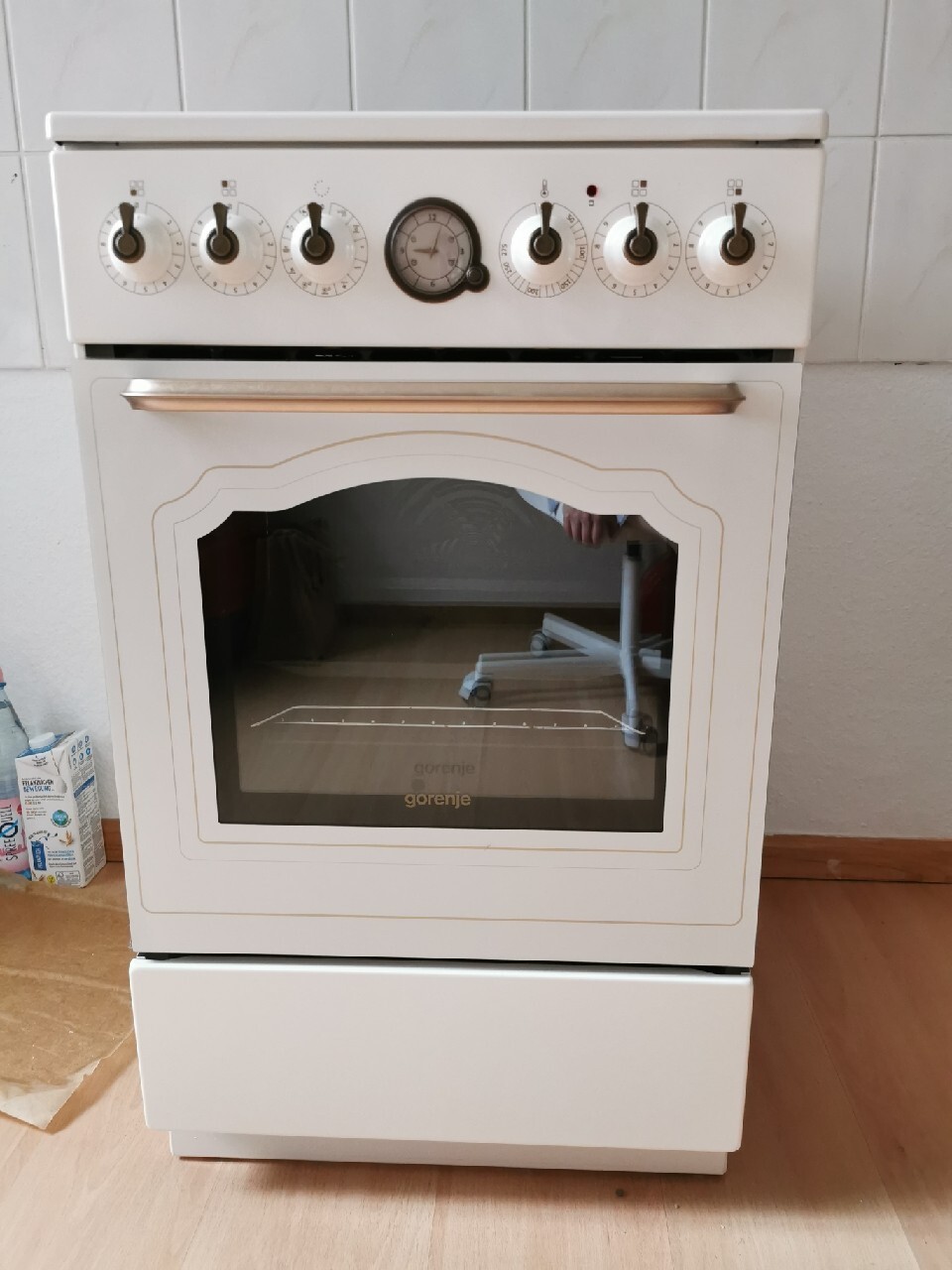 Retro kuchnia GORENJE ECS5250CLI kość słoniowa Piastów Kup teraz na