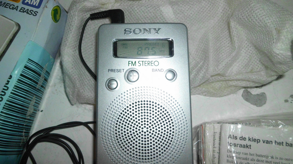 SONY mini radio FM+AM zail. AAA+ Siedlce Licytacja na Allegro Lokalnie