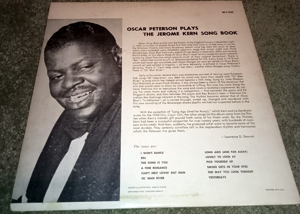 OSCAR PETERSON PLAYS THE JEROME KERN SONG BOOK Grodzisk Mazowiecki