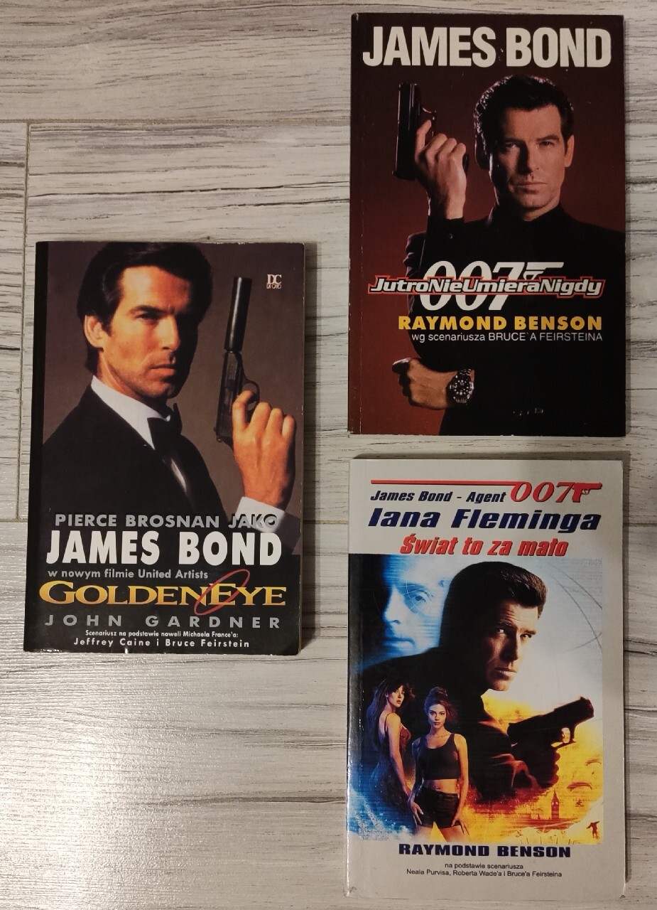 Kolekcja książek James Bond 007 Gardner Benson Wróblowice Kup teraz