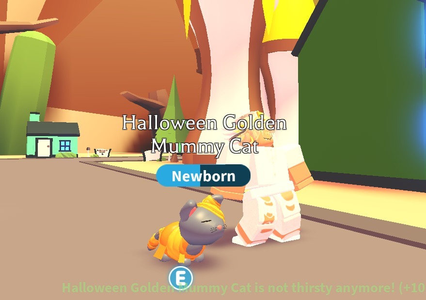 Roblox Adopt me Halloween Golden Mummy Cat Klimkówka Kup teraz na