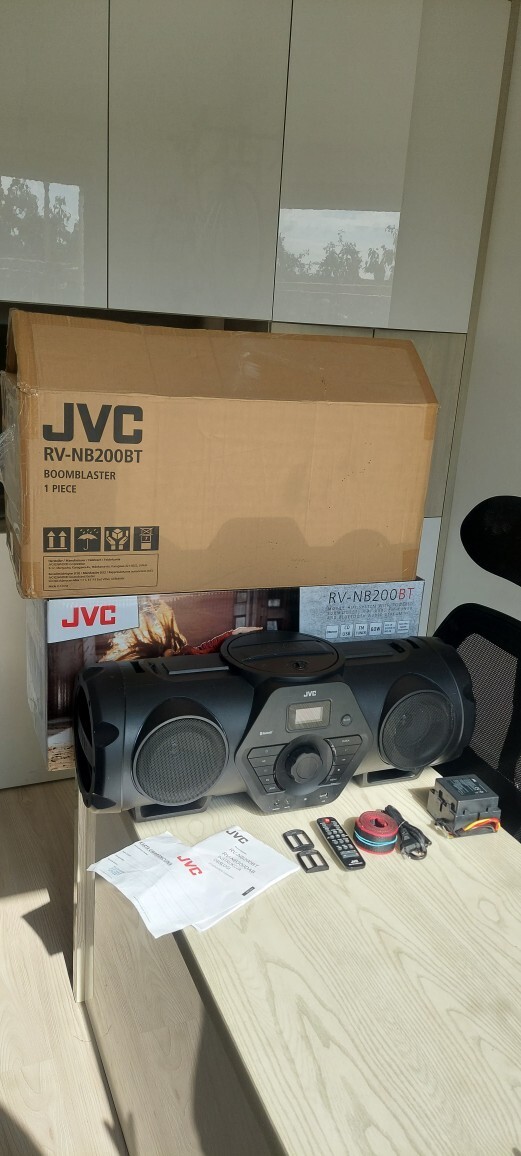 Radioodtwarzacz Boombox JVC RVNB200BT Widziszewo Kup teraz na