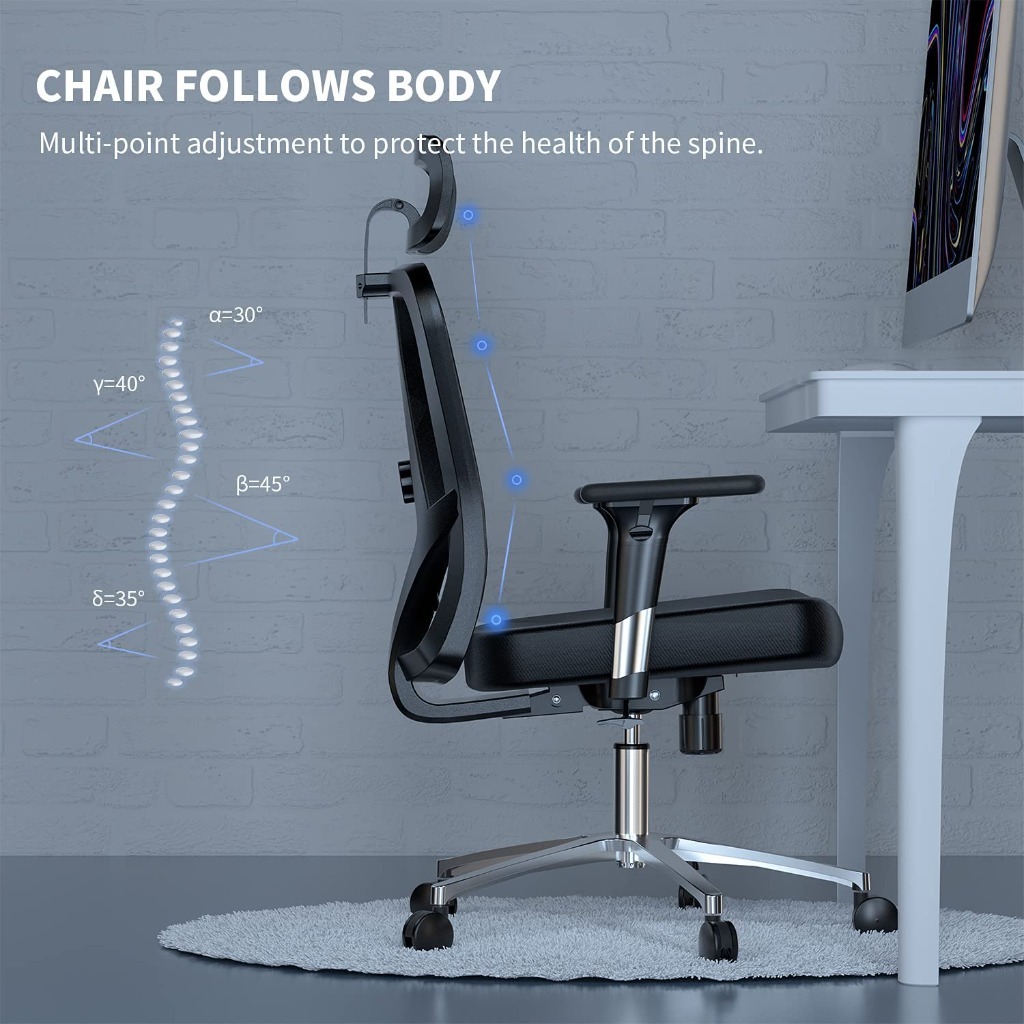 mfavour Ergonomic Office Chair fotel obrotowy Kraków Licytacja na