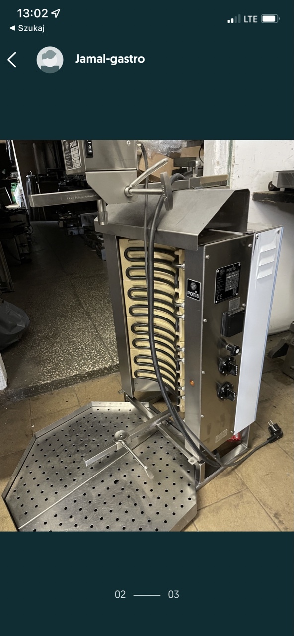 Grill kebab Potis elektryczny Siemianowice Śląskie Kup teraz na