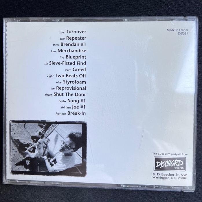 FUGAZI REPEATER + 3 SONGS CD DISCHORD 45 Szczecin Kup teraz na Allegro Lokalnie