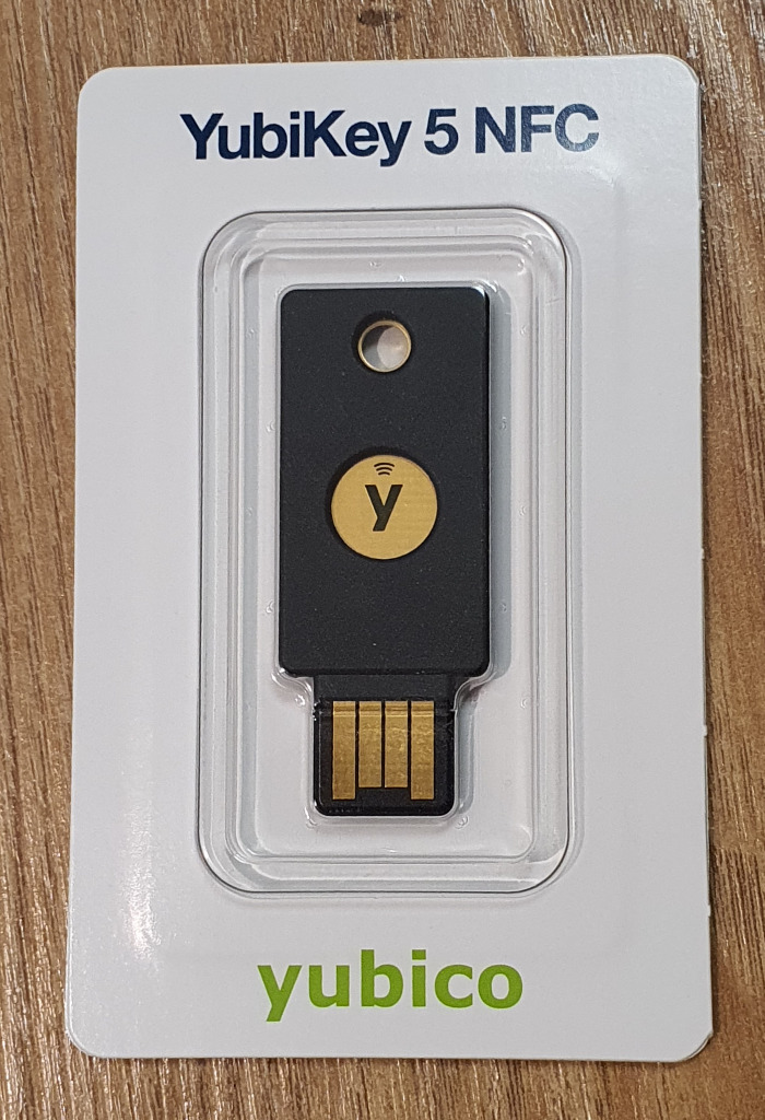 YUBICO klucz YubiKey 5 NFC USB A U2F FIDO2 2FA Legionowo Kup teraz
