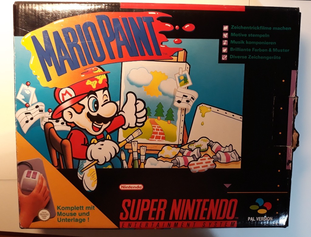 Mario Paint (Mouse Bundle) Super Nintendo SNES PAL Kraków Kup teraz