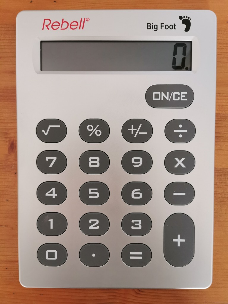 Rebell Big Foot , duży kalkulator biurkowy Krościenko Wyżne