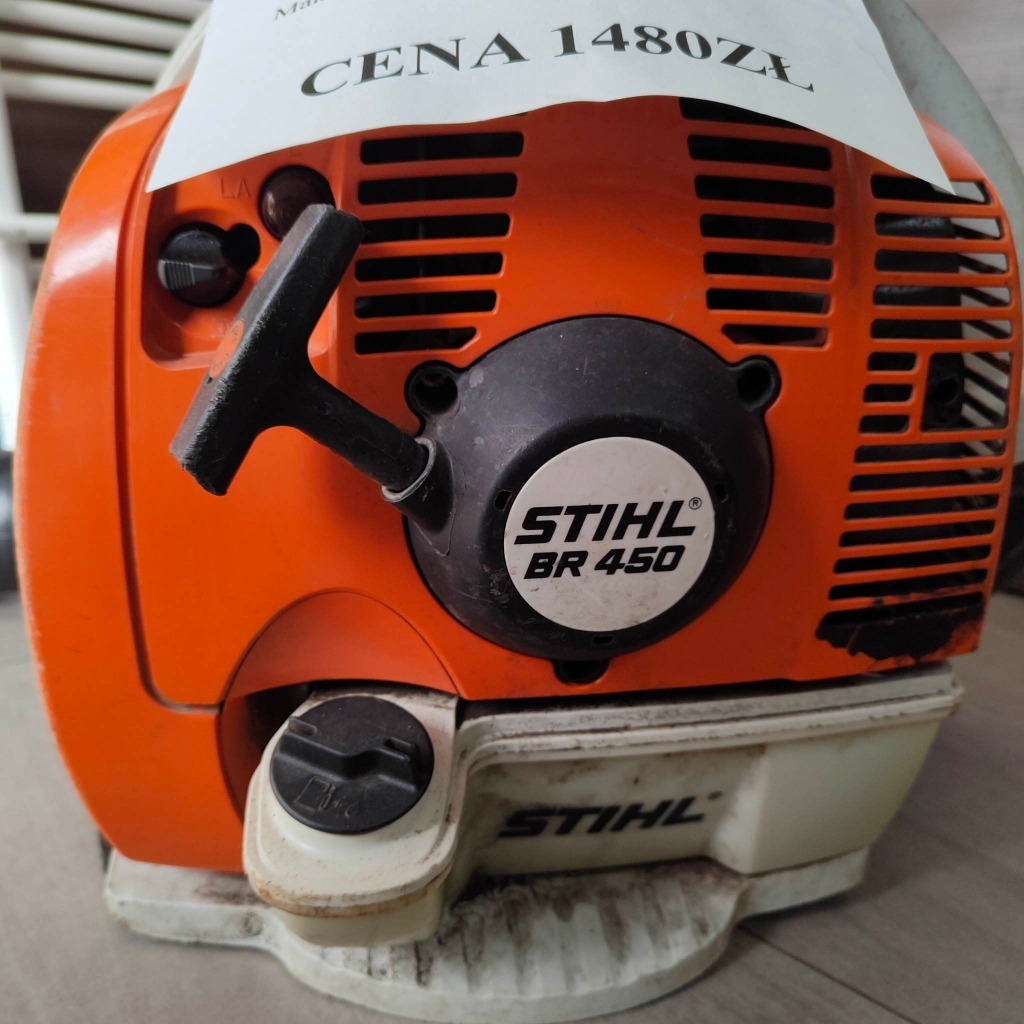 Dmuchawa do liści Stihl Br 450 plecak | Łódź | Kup teraz na Allegro