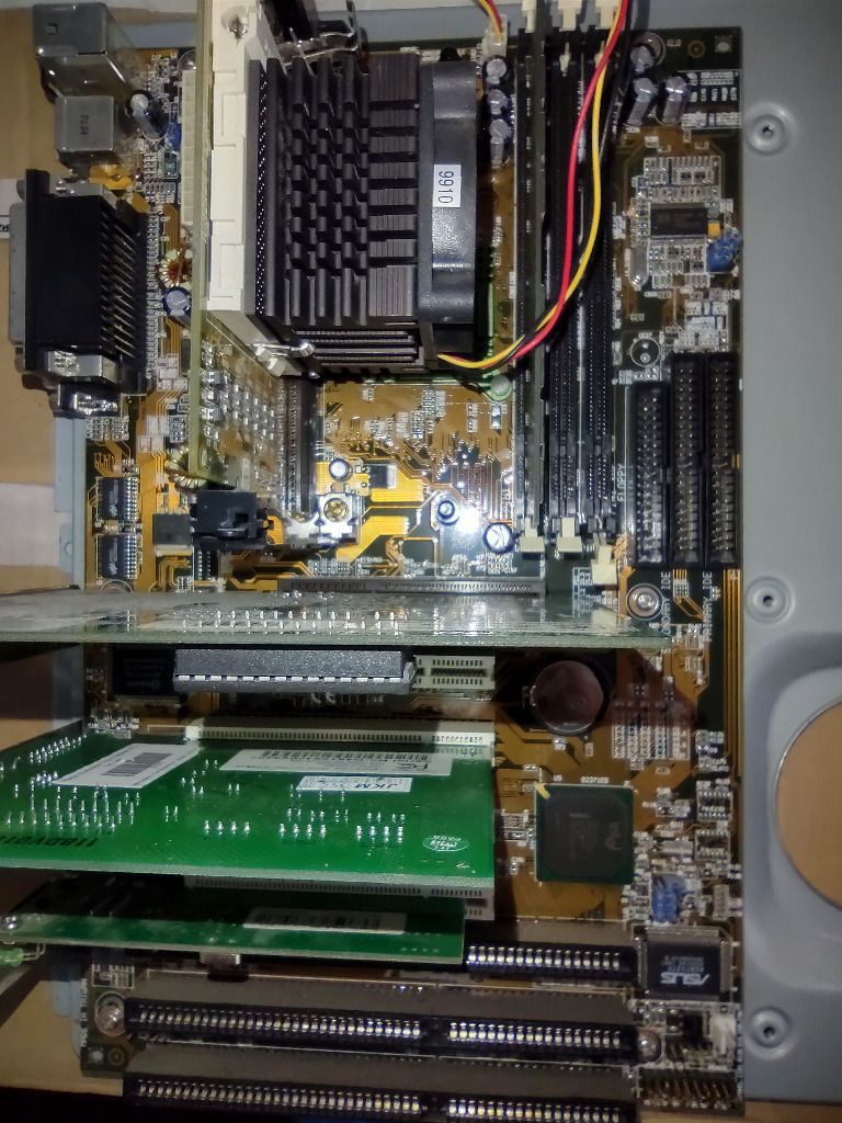 ASUS P2B + CPU +NVIDIA Riva 128 + Sound Blaster + Sosnowiec Kup