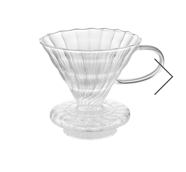 Dripper DUKA do kawy zaparzacz przelewowy szklany Wrocław Licytacja