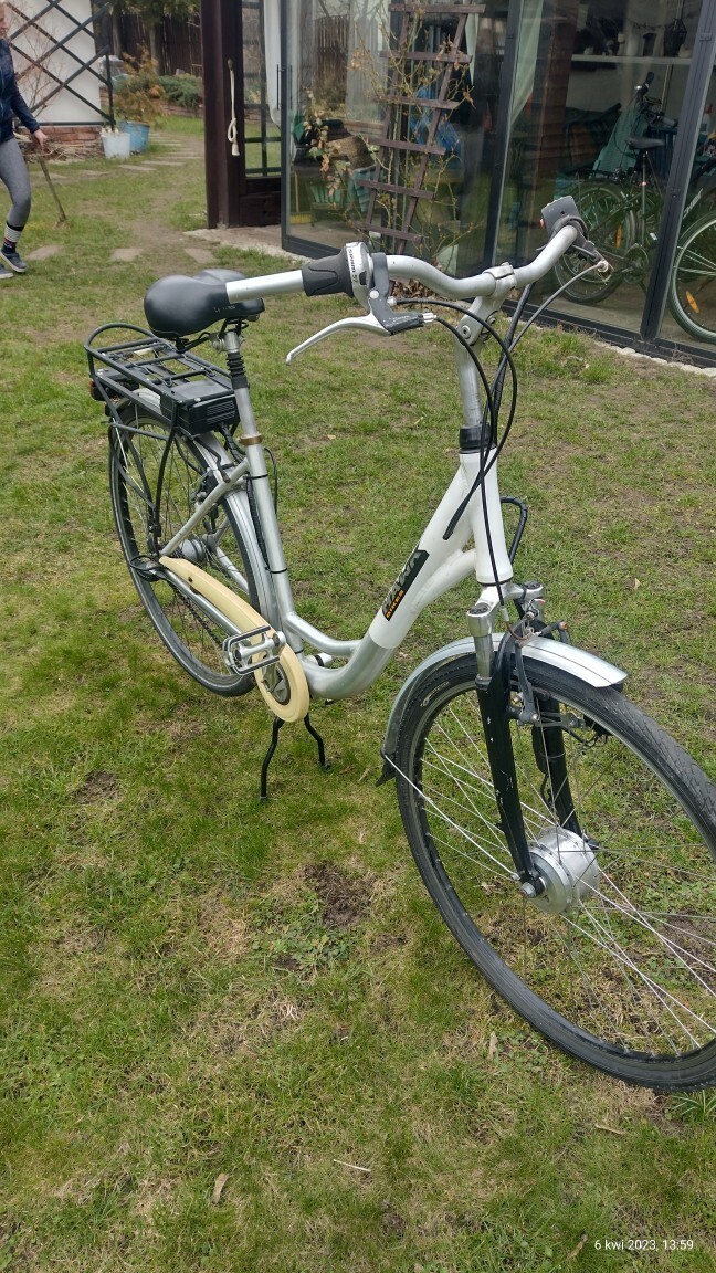 Rower elektryczny damka HAWK 28" Ostróda Ogłoszenie na Allegro Lokalnie