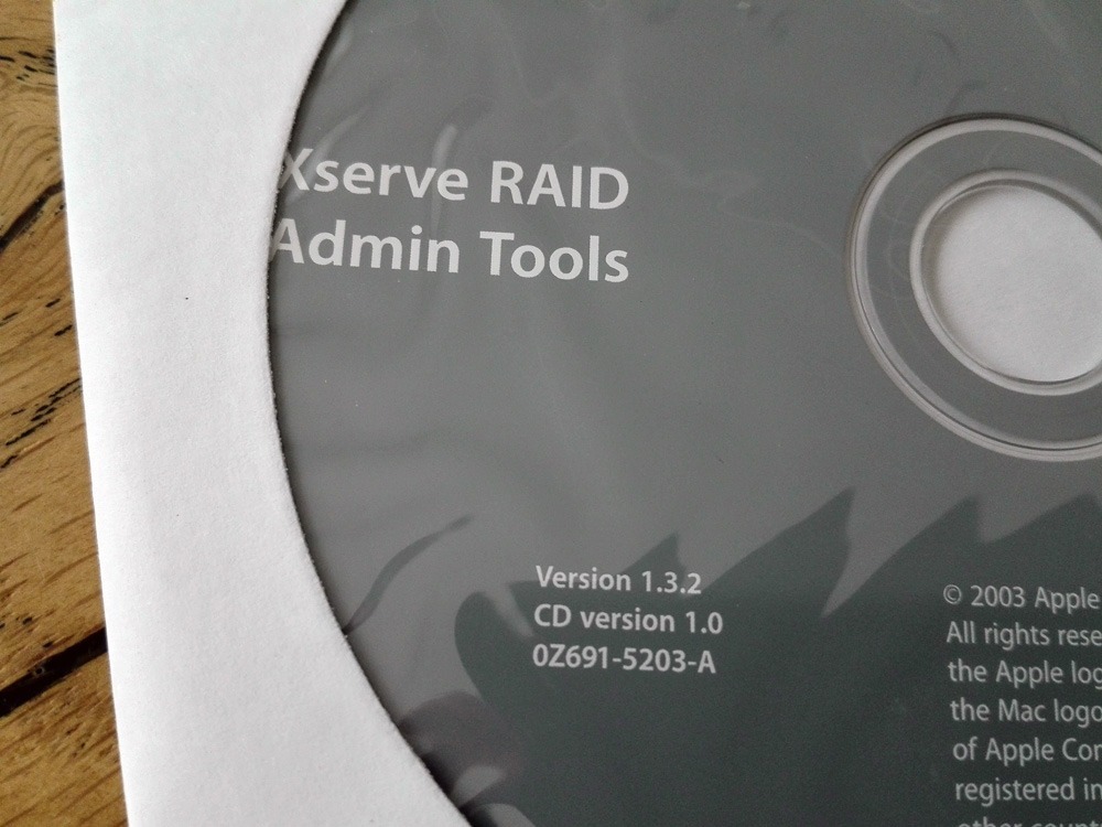 CD Apple Xserve RAID Admin Tools Warszawa Licytacja na Allegro Lokalnie