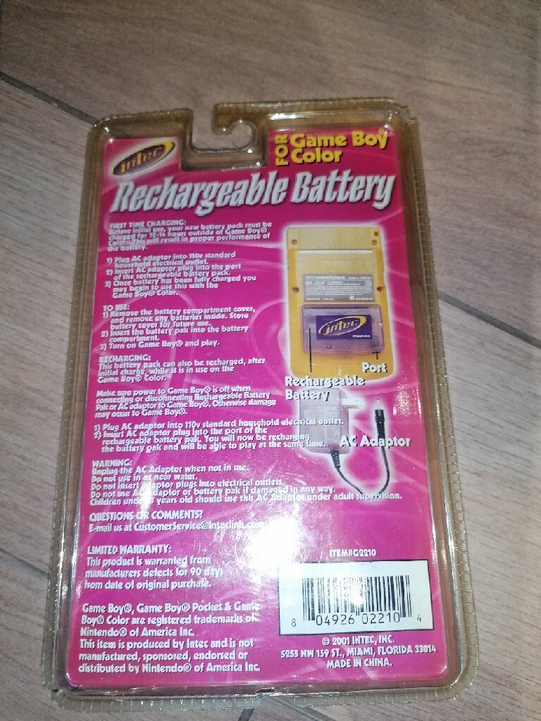 Rechargeable Battery Game Boy Gameboy Color Osowiec Kup teraz na Allegro Lokalnie