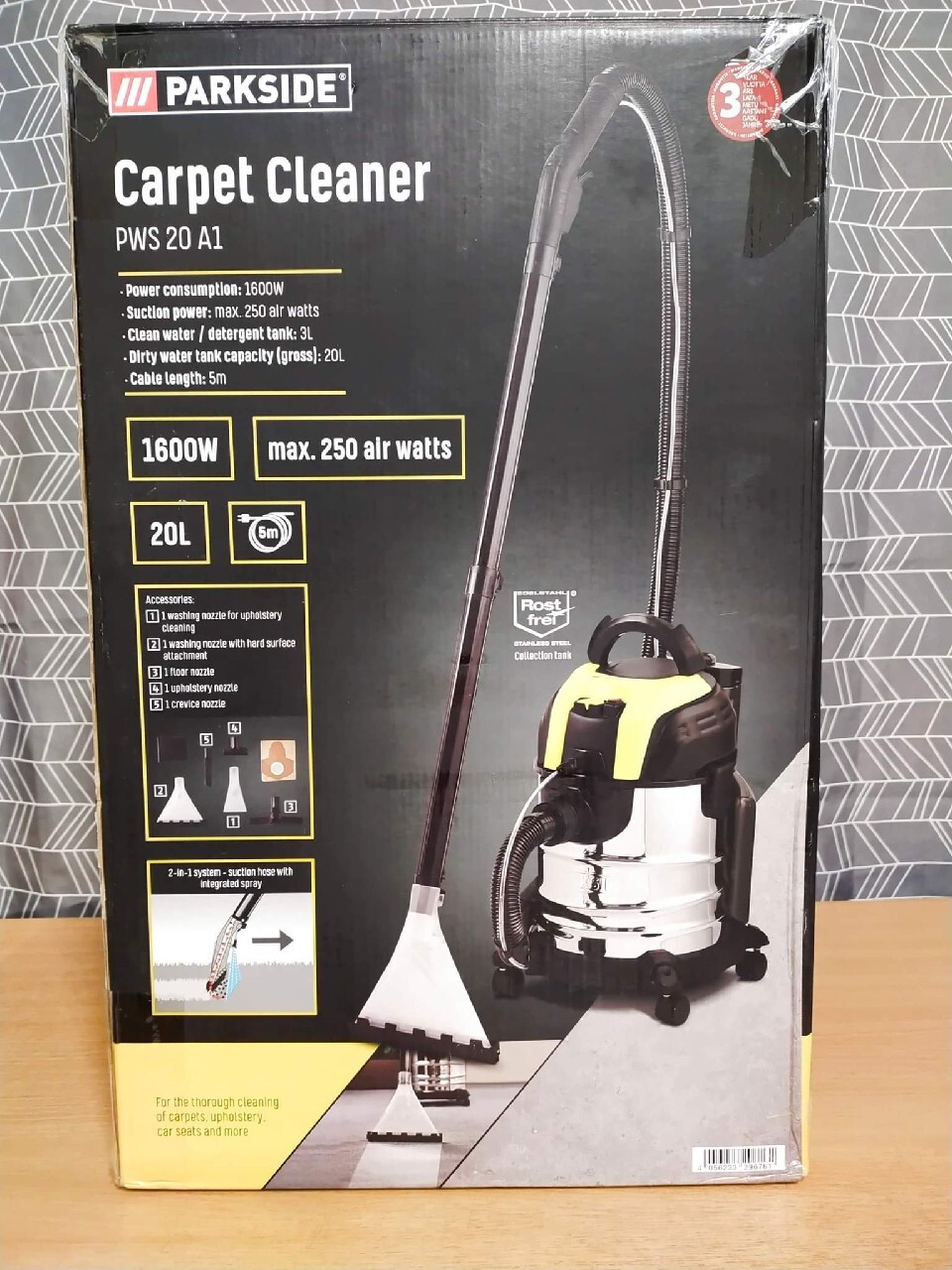 Odkurzacz Piorący Parkside PWS 20 1600w Zestaw | Bydgoszcz | Kup teraz