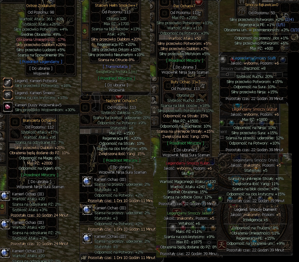 Ervelia 115LV+DROP 60LV EQ PET ALCH TYTUŁ BADACZ Targanice Kup