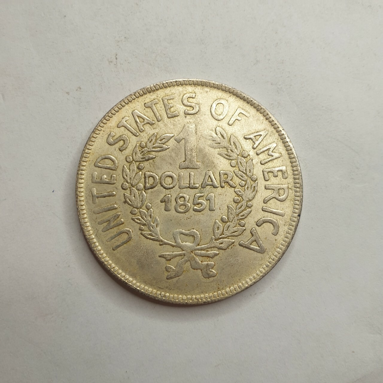 USA 1 dolar 1851 indian head kopia duża Kobyłka Kup teraz na