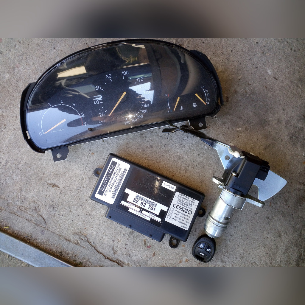 Saab 9-5 Twice kompletny moduł bezpieczeństwa zapł | Zawiercie | Kup